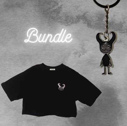 t-shirt + keychain bundle